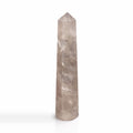 Gemstone Six Face Obelisk Point - Smoky Quartz, pictured on its own