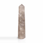 Gemstone Six Face Obelisk Point - Smoky Quartz, pictured on its own
