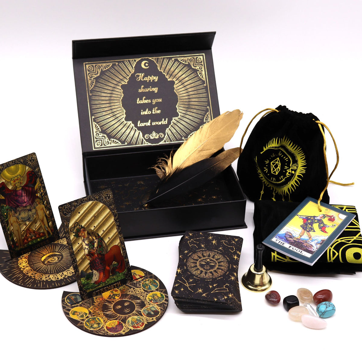 Gold Foil Tarot - Let the Magic Begin - Gift Set - view 2