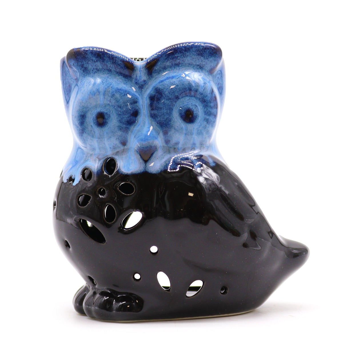 Classic Rustic Oil Burner - Owl Side-on (assorted) - view 3