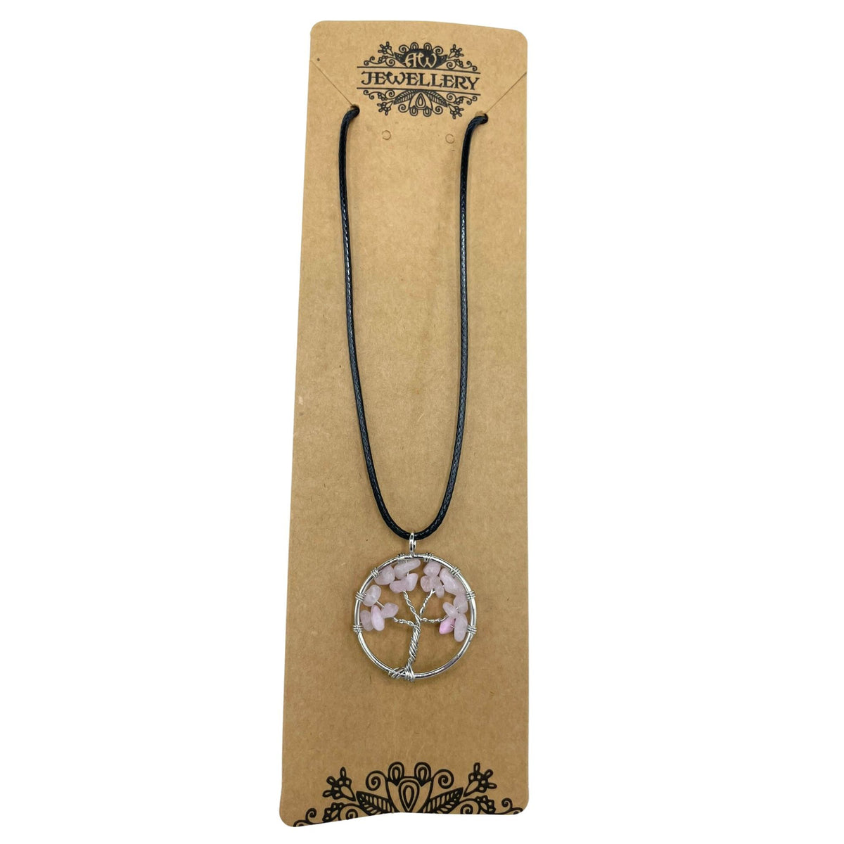 Tree of Life Pendant - Rose Quartz - view 5