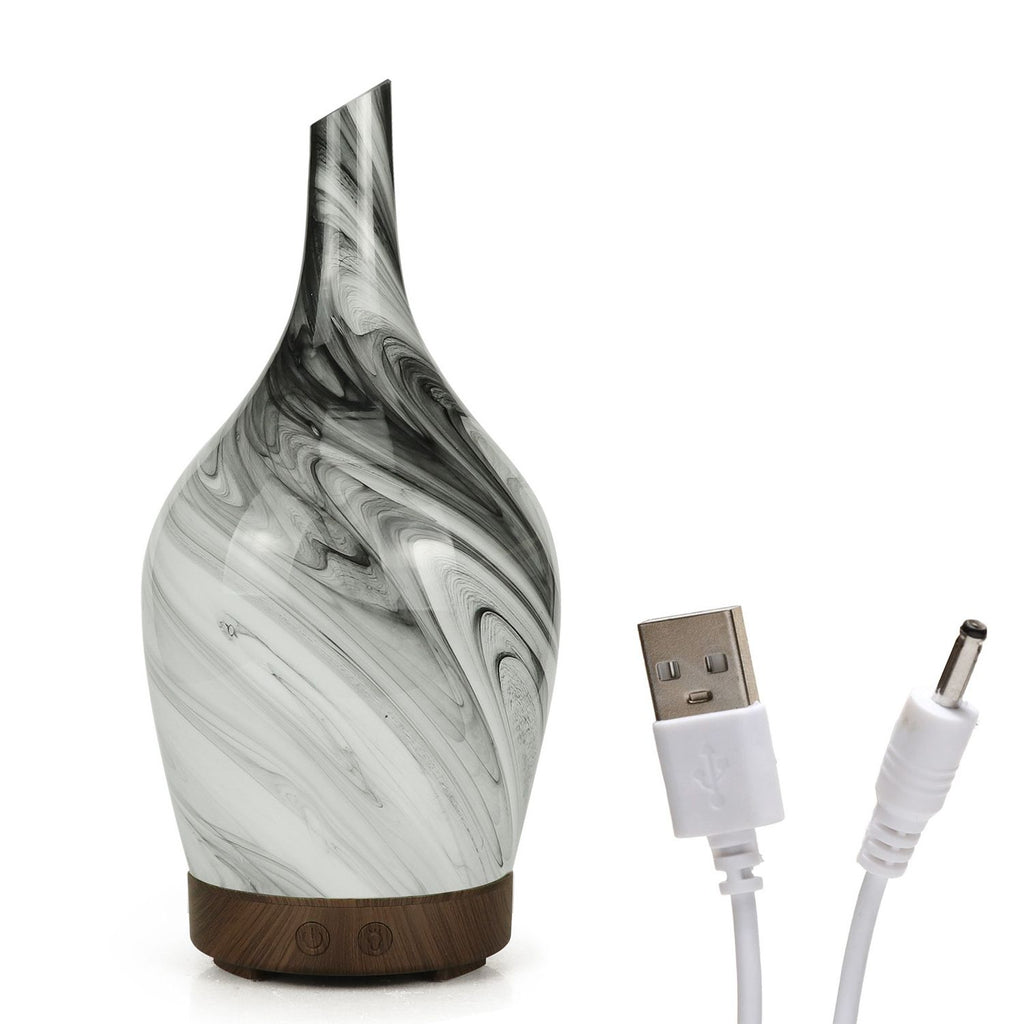 Aroma Atomiser - Glass Abstract Grey USB - view 4