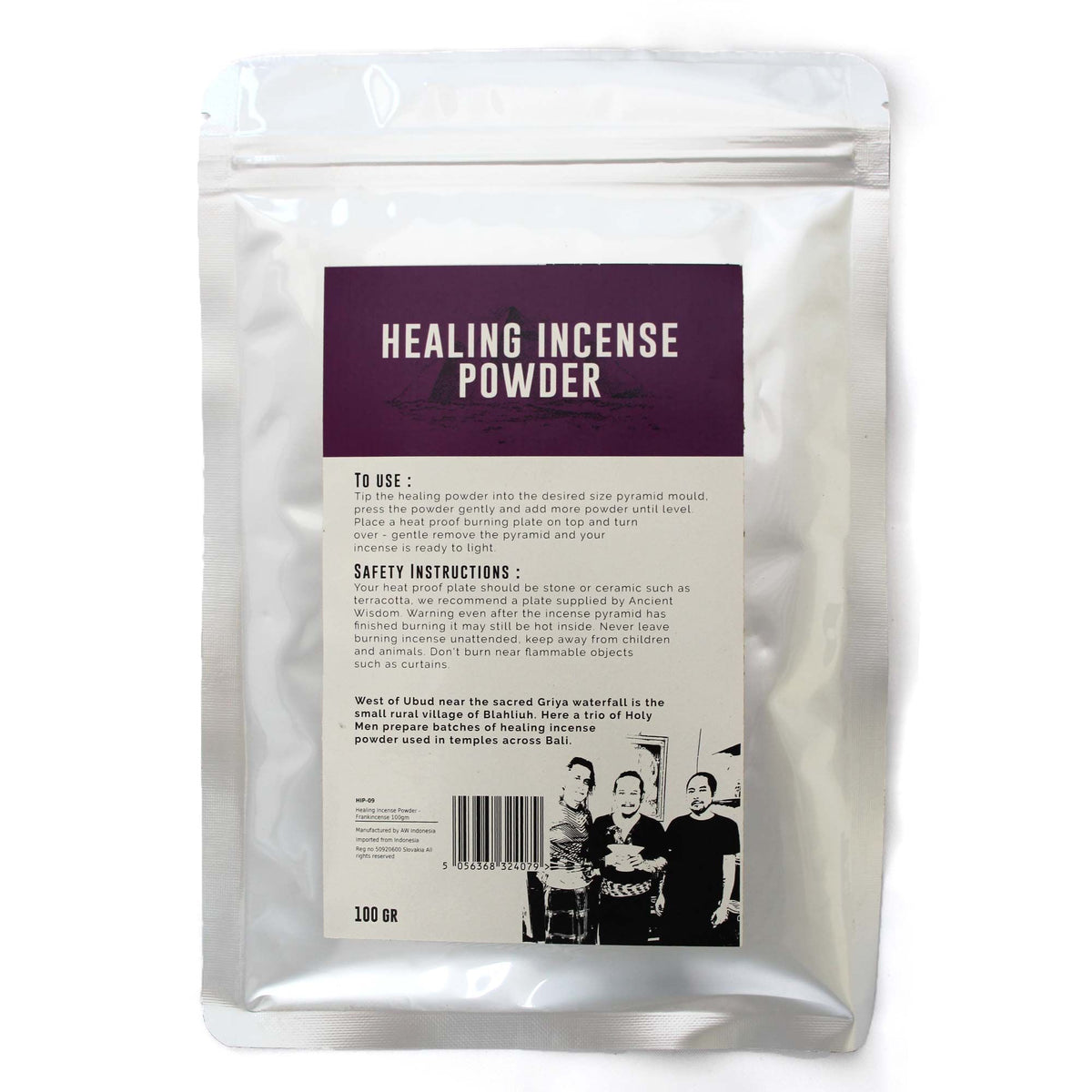 Healing Incense Powder - Frankincense 100gm - view 2