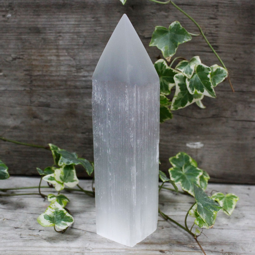 Selenite Pencil Point Tower - Large - view 3