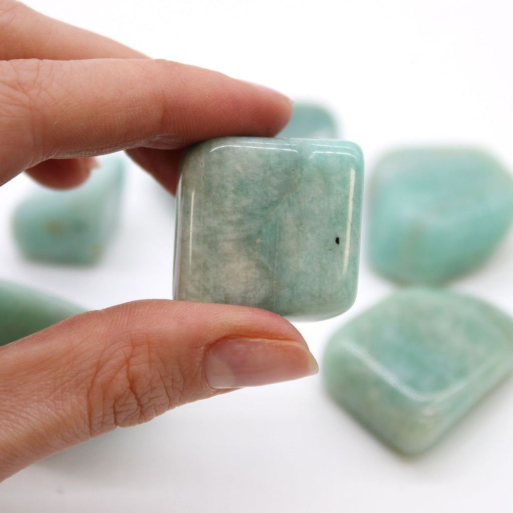 XL Tumble Stones - Amazonite (Pack of 18) - view 2
