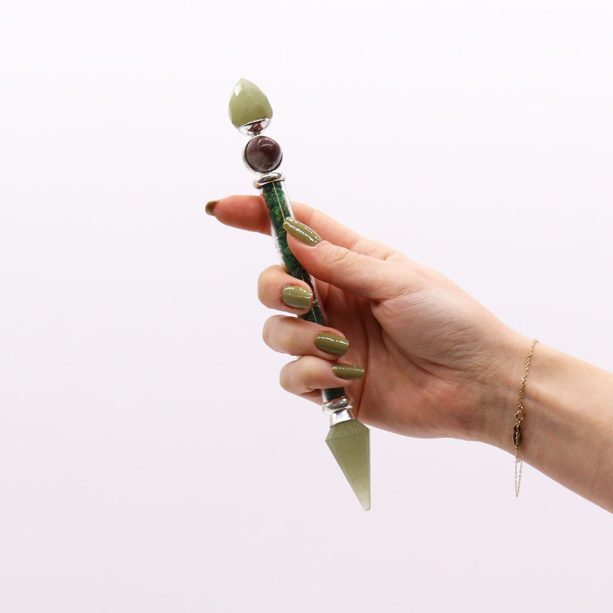 Shiva Lingam Magic Wand - Green Aventurine - Happiness - view 3