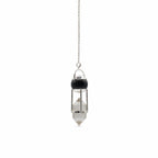 Shadow Seer - Double Power Pendulum - Obsidian Globe - Clear Quartz Double Terminated - view 2