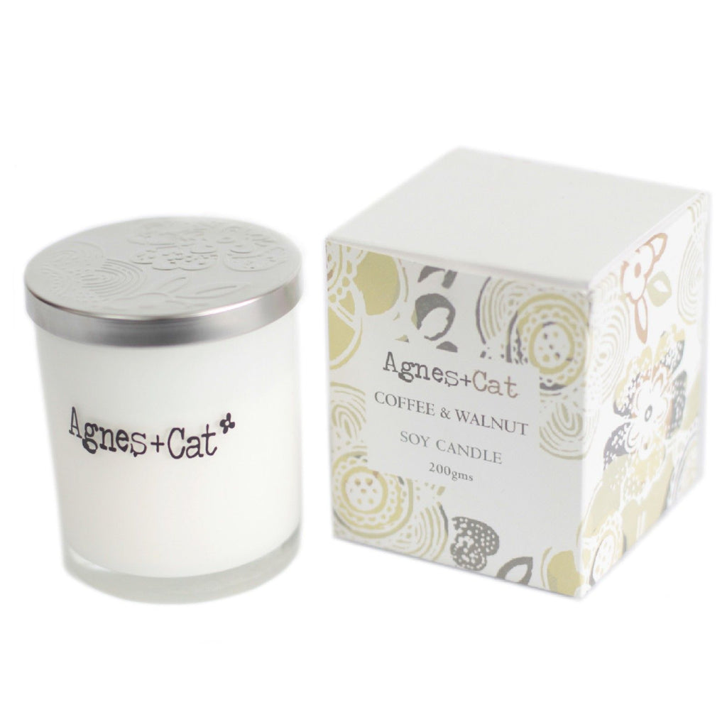 Agnes + Cat Votive Candle - Coffee and Walnut - view 2