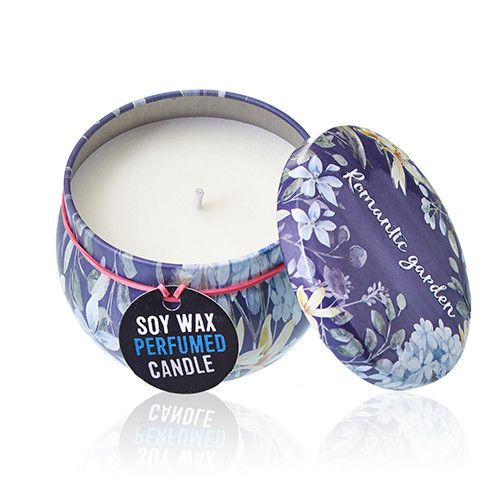Art Tin Candle - Assorted Design - Romantic Garden - Tea & Rose - view 9
