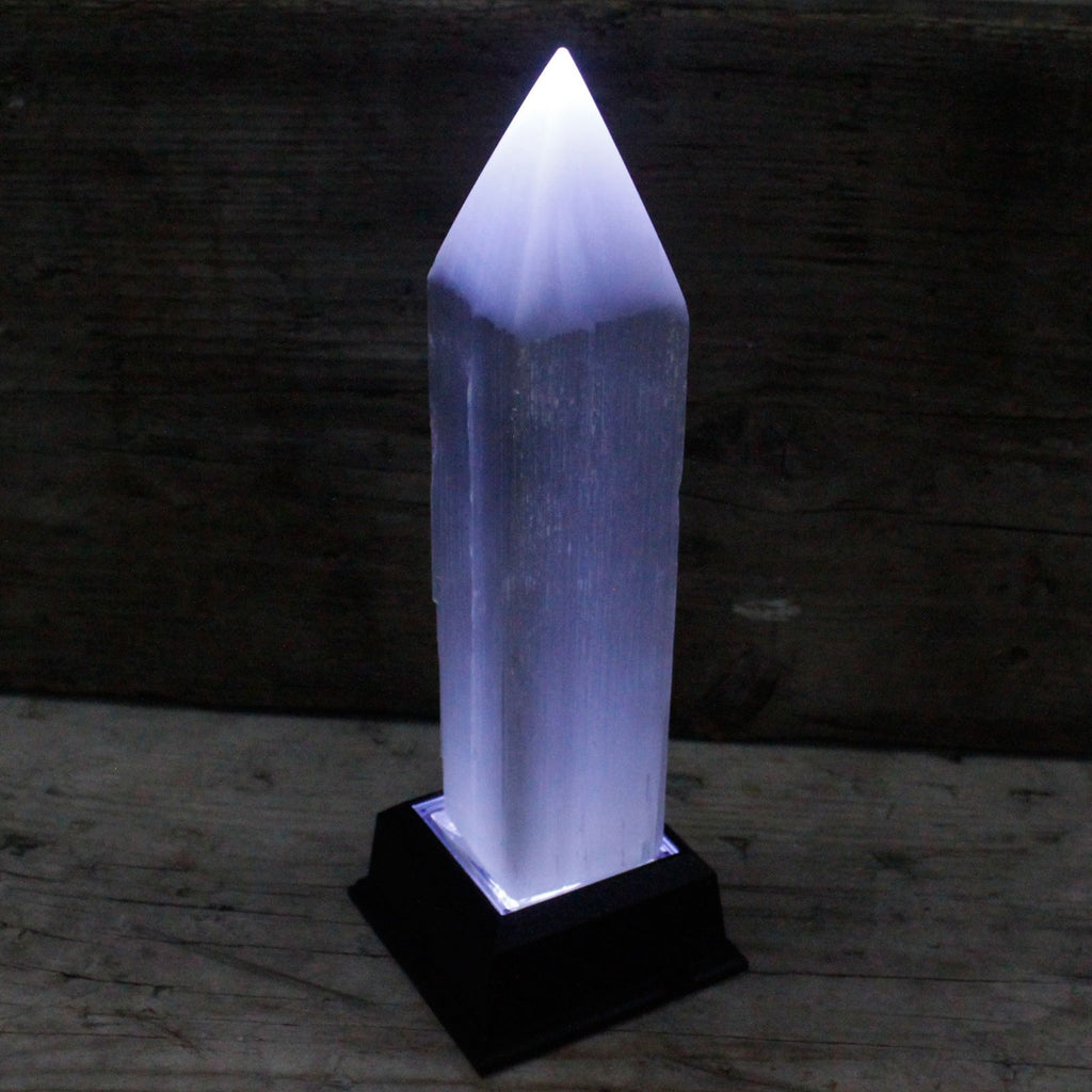 Selenite Pencil Point Tower - Large - view 4