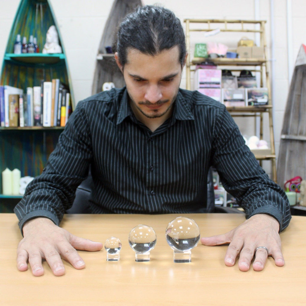 Crystal Ball on Stand - 2 Inch - view 3