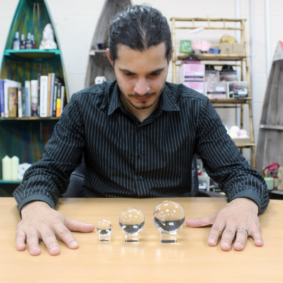Crystal Ball on Stand - 2 Inch - view 3