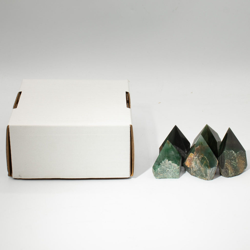Green Aventurine Crystal Points - Top Polished (Pack of 5-6) - view 6
