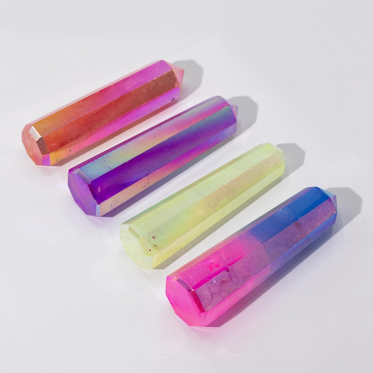 Aurora Quartz Obelisk Point - Pale Green - view 3