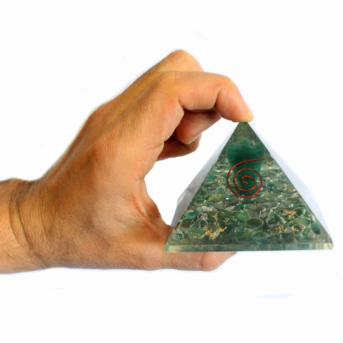Large Orgonite Pyramid - Angel - view 3