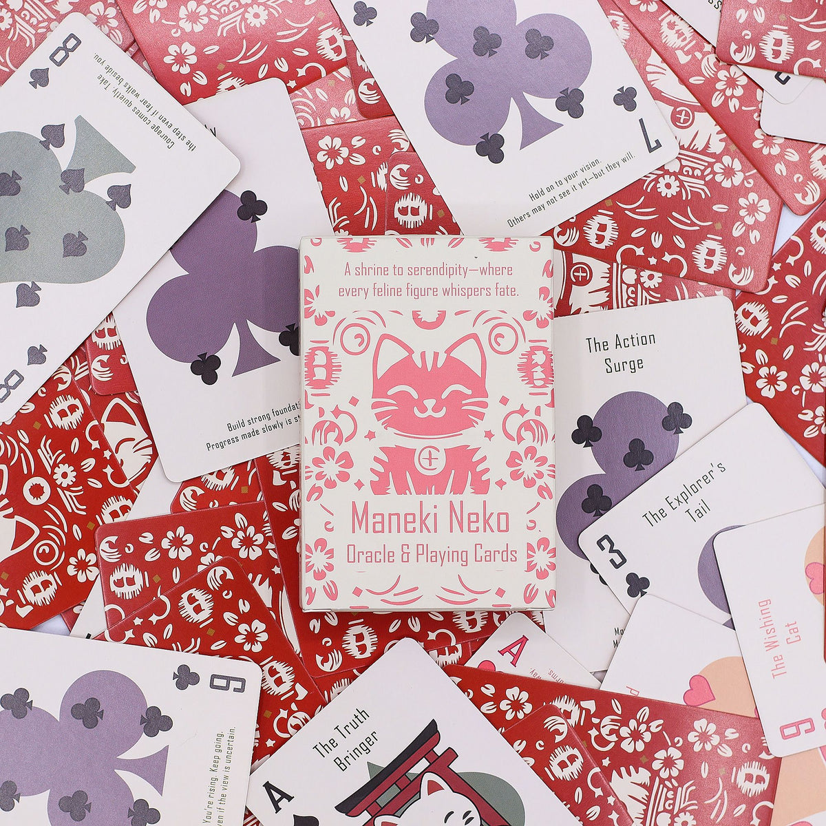 Fortune Cats Playing & Oracle Cards - Maneki Neko Deck - view 12