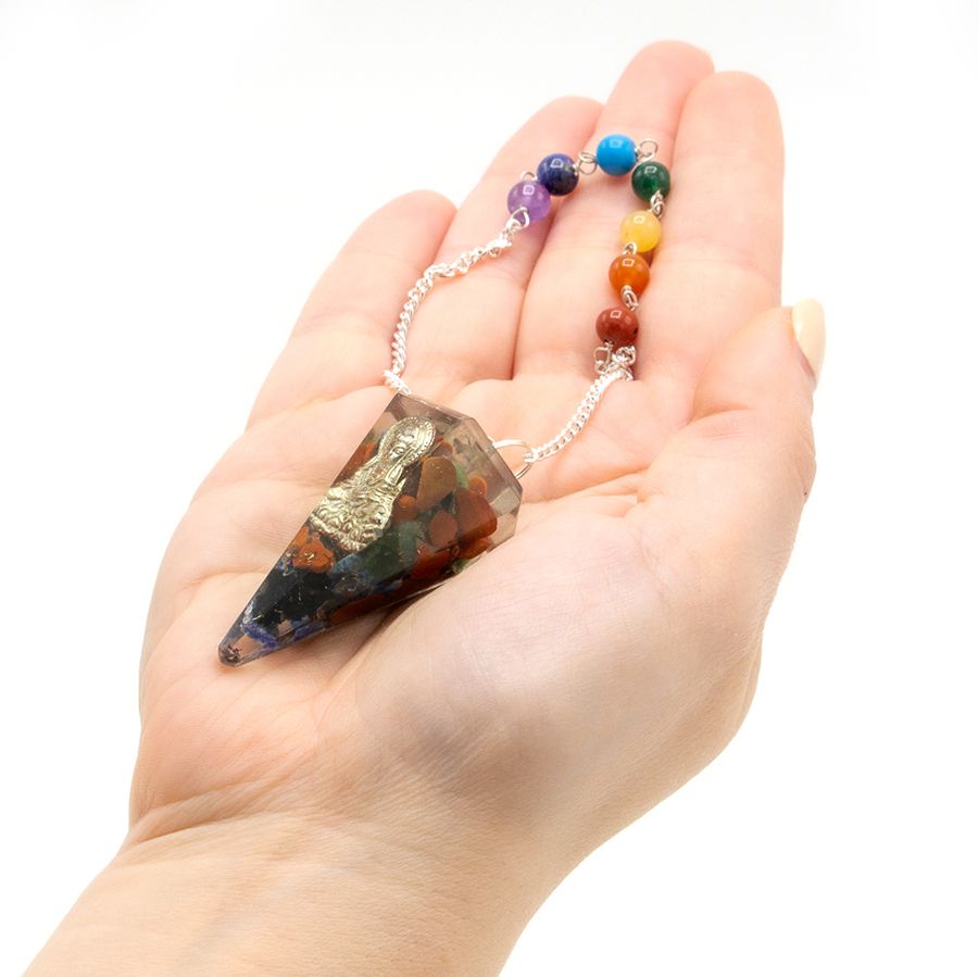 Orgonite Power Chakra Pendulum - Buddha - view 3