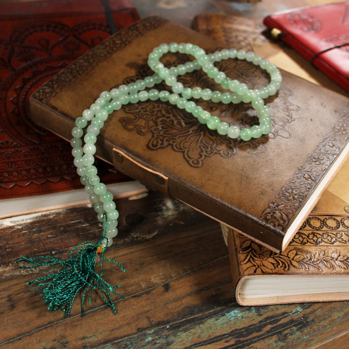 108 Bead Mala - Green Aventurine - view 2