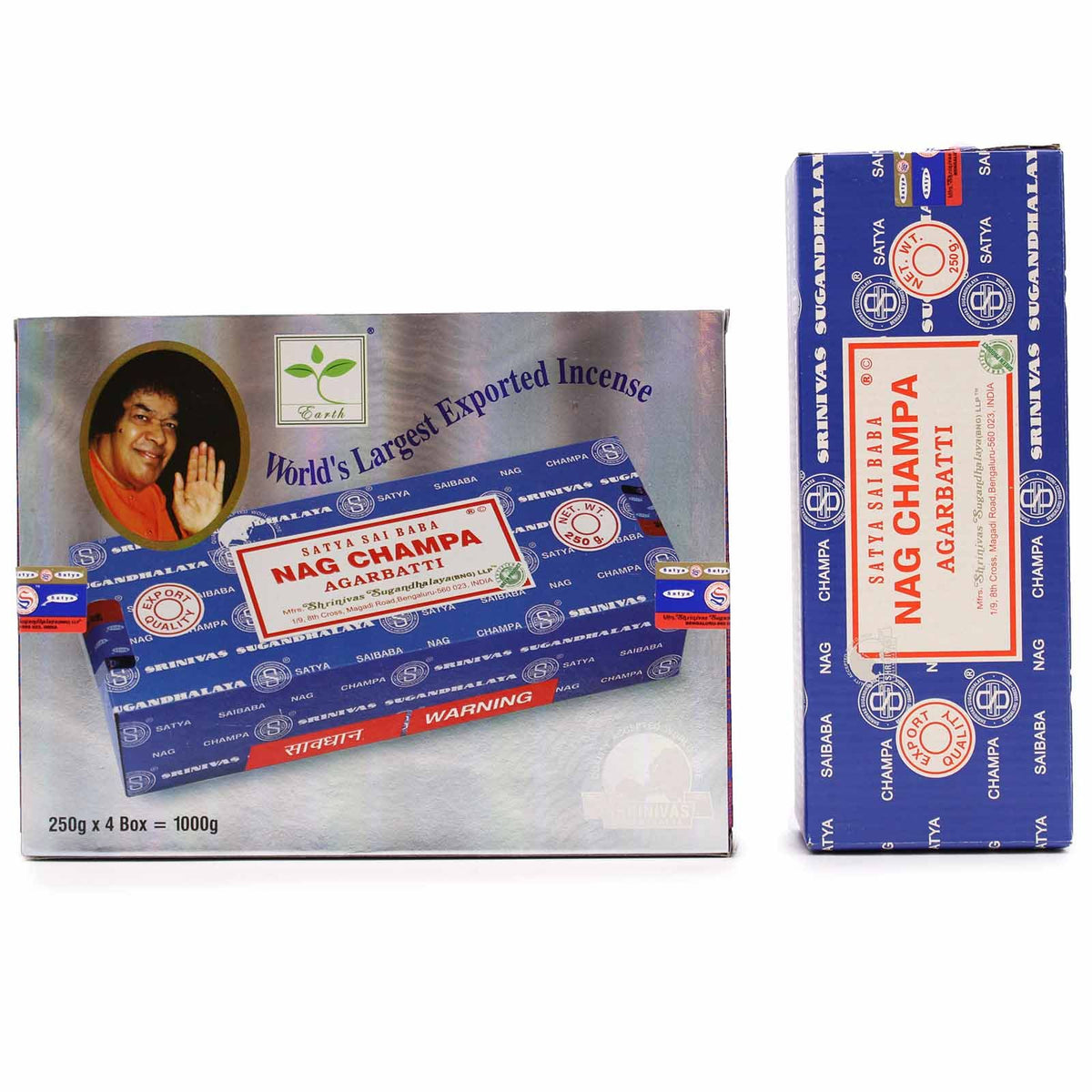 Satya Nag Champa Incense - 250g Box