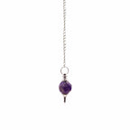 Faceted Gemstone Pendulum - Amethyst - view 2