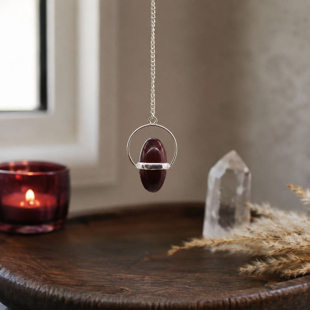 Shiva Lingam with Band Pendulum - view 3