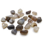 Small African Tumble Stones - Grey Agate - Botswana (Pack of 24)