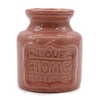 Lrg Home Oil Burner - Love Home Sweet Home - Dusky Pink