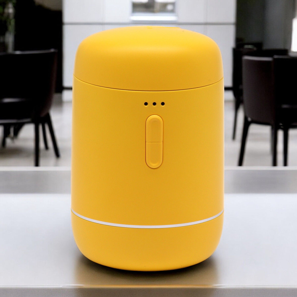 Waterless essential oil diffuser in yellow - view 2