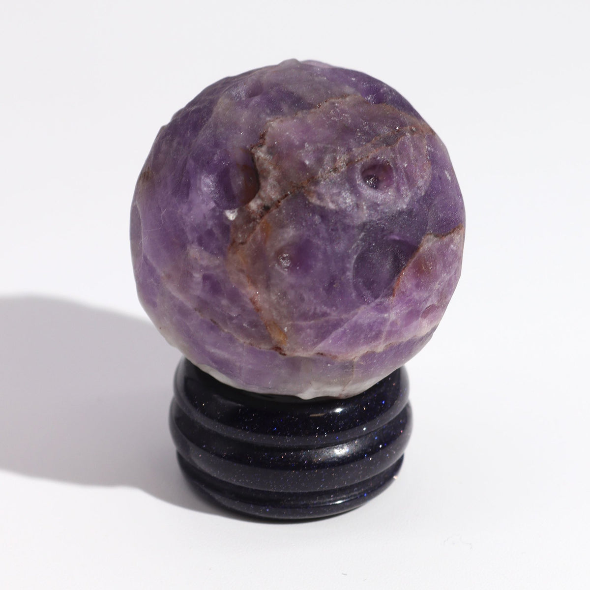 Amethyst Planet on a Goldstone Stand (JUPITER) - view 4
