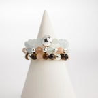 Nymph Spirit Gemstone Ring Set - Sea Sunset - view 2