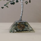 Gemstone Tree with Orgonite Base - 160 Stone - Moss Agate - view 3
