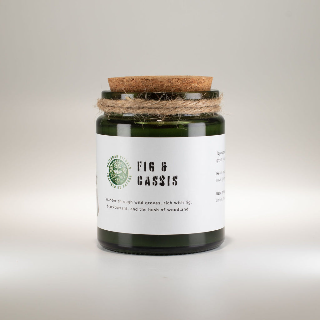 Greenman Woodwick Soy Candle - Fig & Cassis - view 2