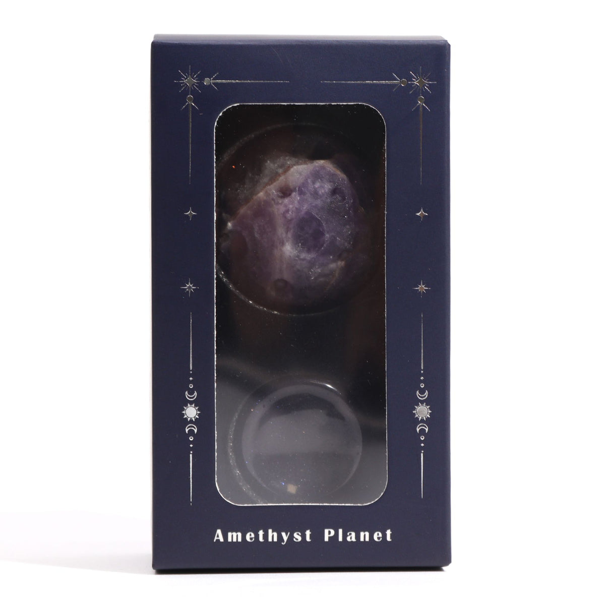Amethyst Planet on a Goldstone Stand (JUPITER) - view 5