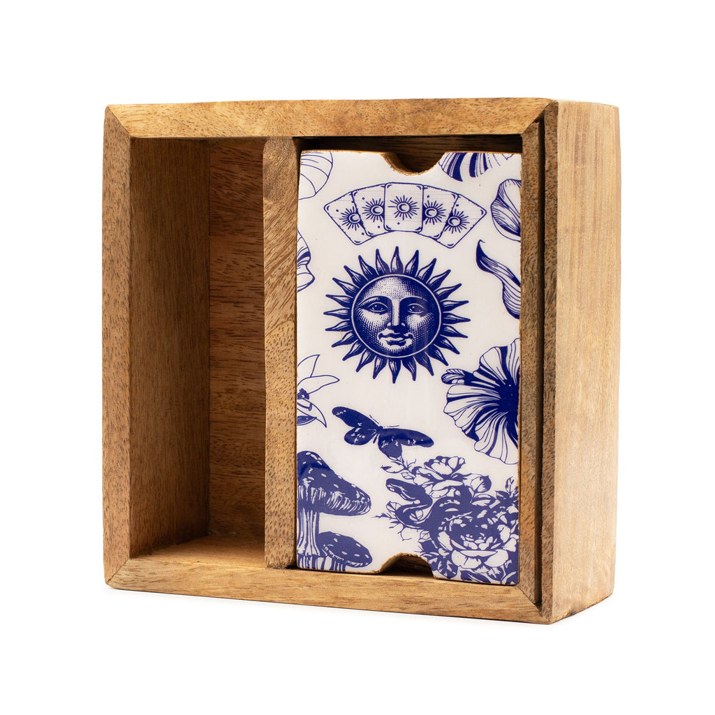 Two Section Tarot Box with Card Holder - view 2