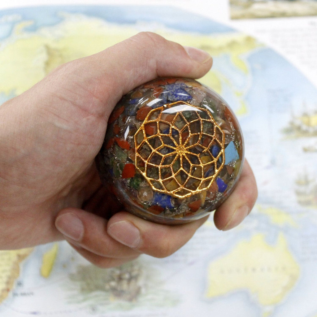 Orgonite Desk Power Packs - Multi Stone Dome - view 4