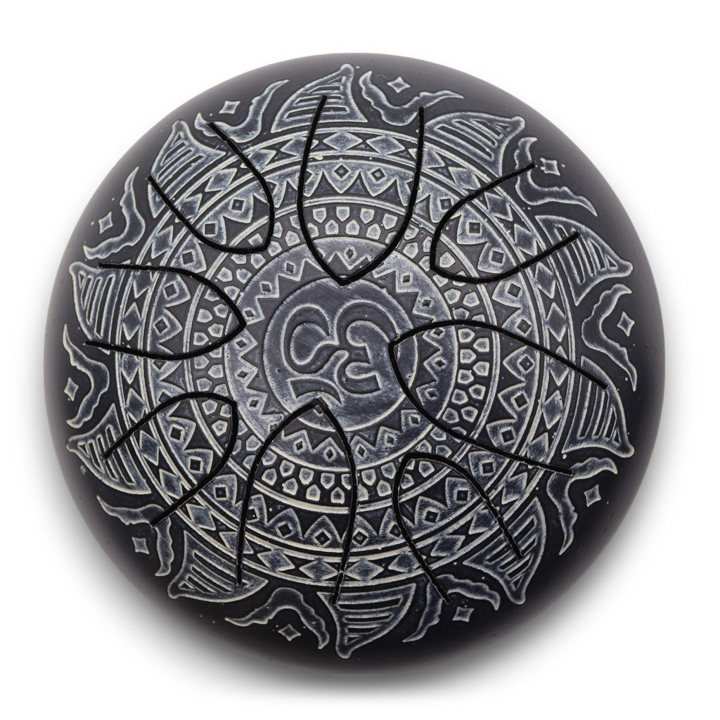 Steel Tongue Drum Om Mandala Engraved - 16cm - view 4
