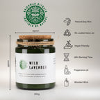 Greenman Woodwick Soy Candle - Ash & Woodsmoke - view 8
