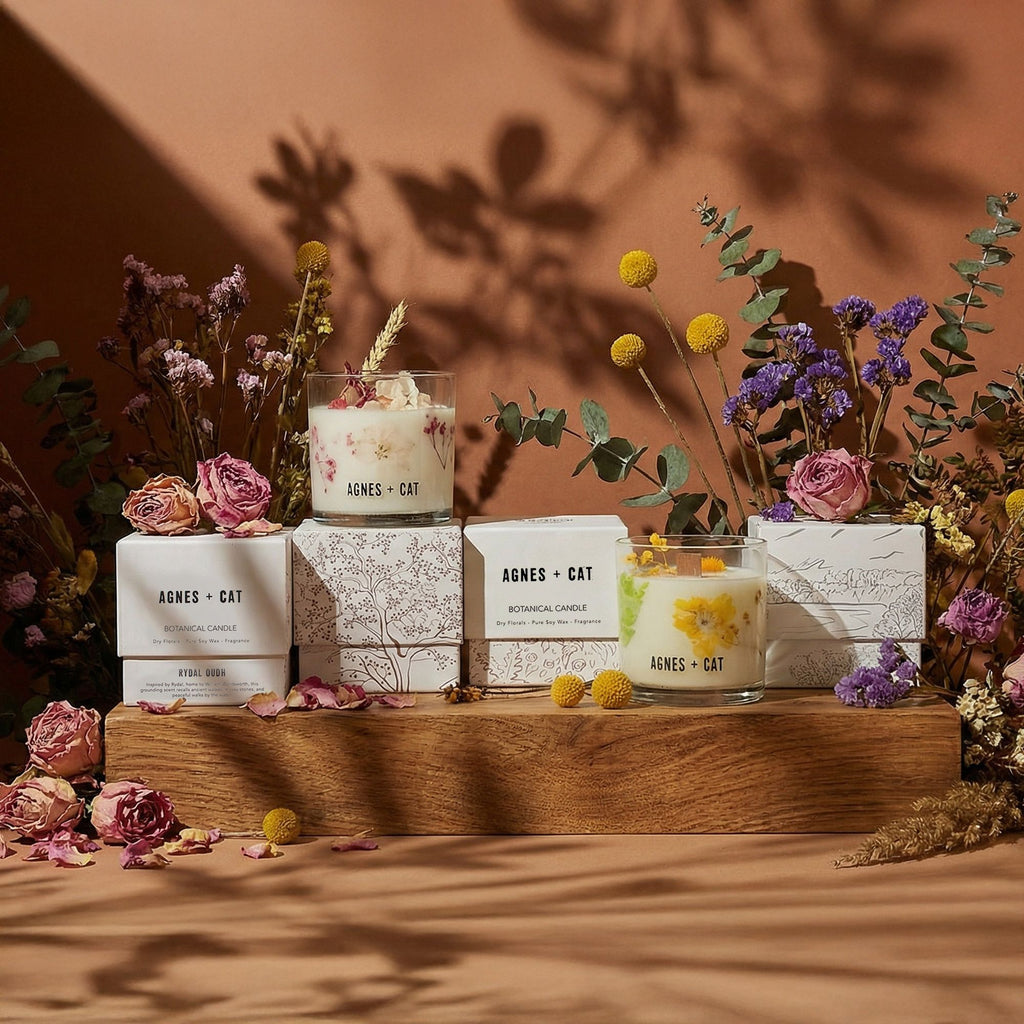 Agnes + Cat Botanical Soy Wax Candle - Roses of Sawrey - view 10