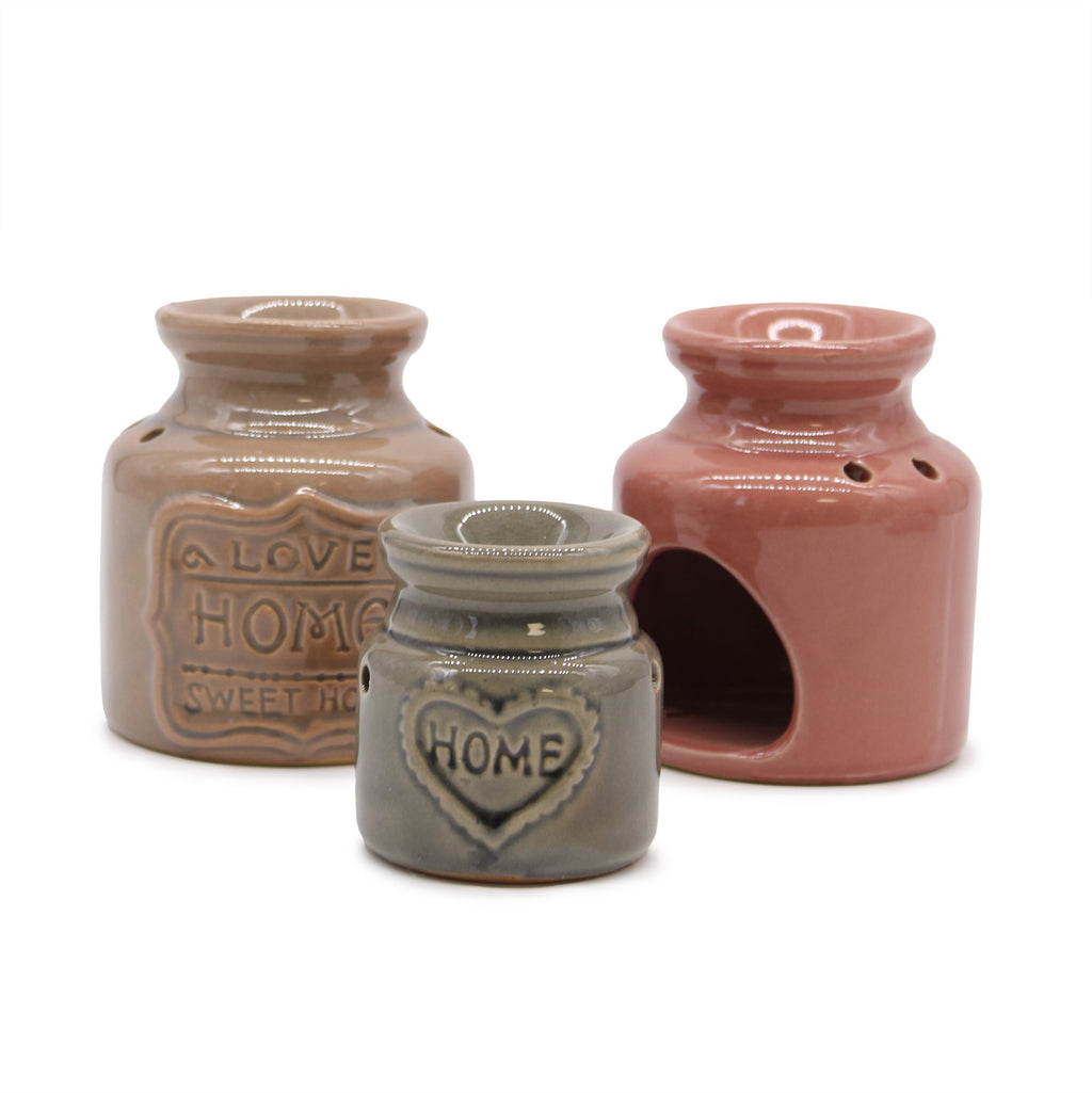 Lrg Home Oil Burner - Love Home Sweet Home - Dusky Pink - view 6