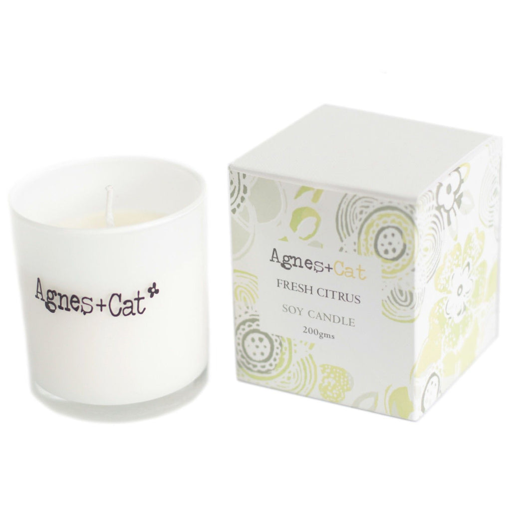 Agnes + Cat Votive Candle - Fresh Citrus