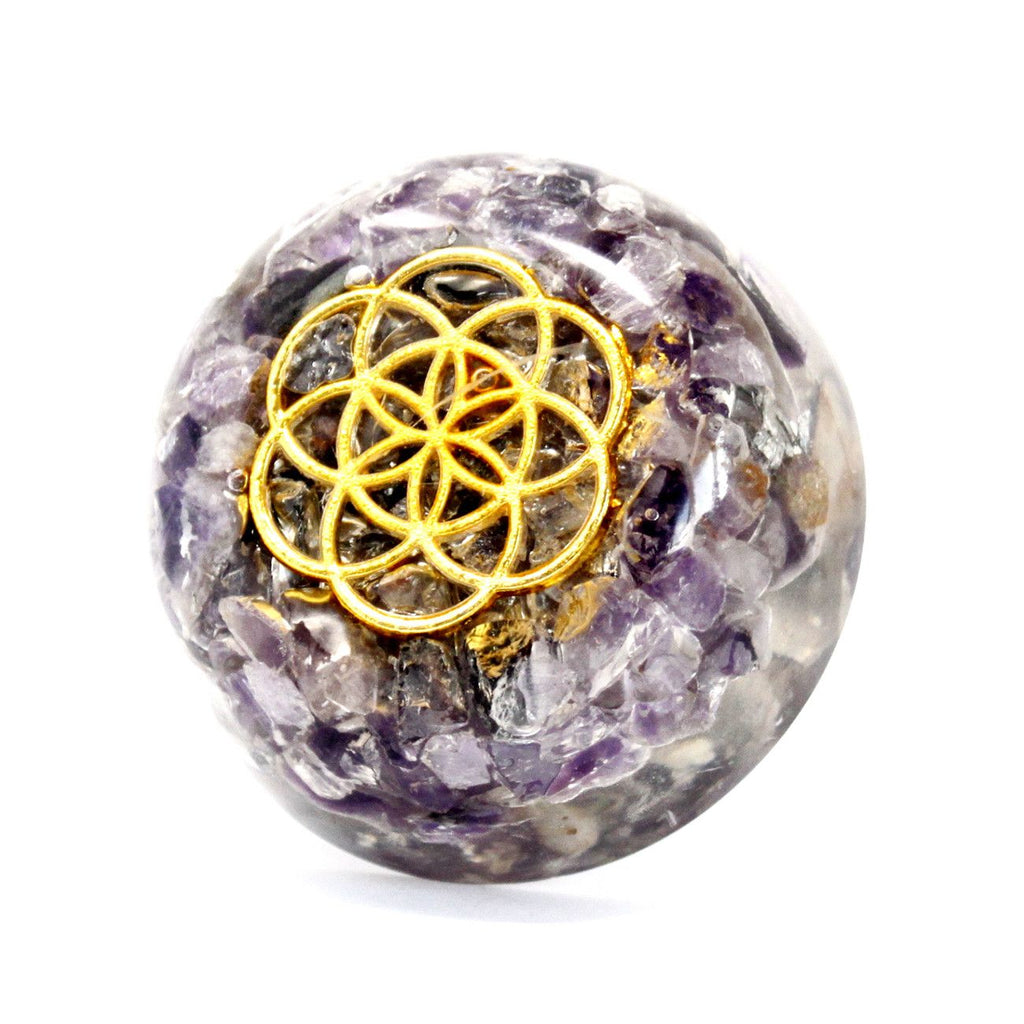 Orgonite Desk Power Packs - Amethyst Dome - view 5