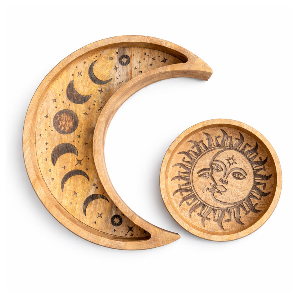 Moon Shaped Round Tray S/2 - view 3