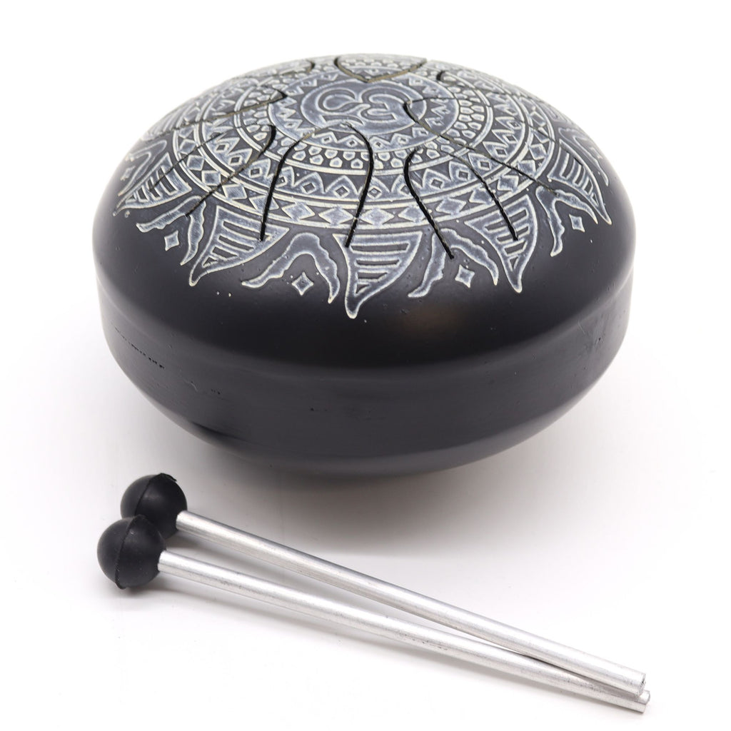 Steel Tongue Drum Om Mandala Engraved - 16cm - view 5
