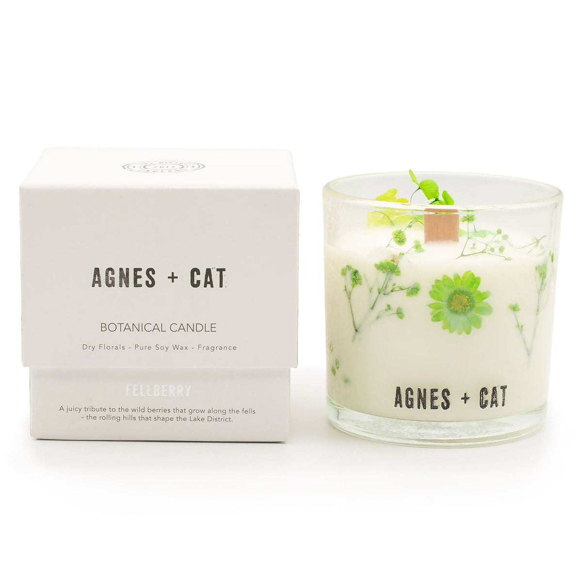 Agnes + Cat Botanical Soy Wax Candle - Fellberry - view 2