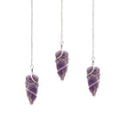 Raw Gemstone Pendulum - Amethyst - view 4