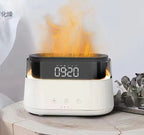 Modern Aroma Diffuser - Led Clock - USB-C - Flame Effect - view 2