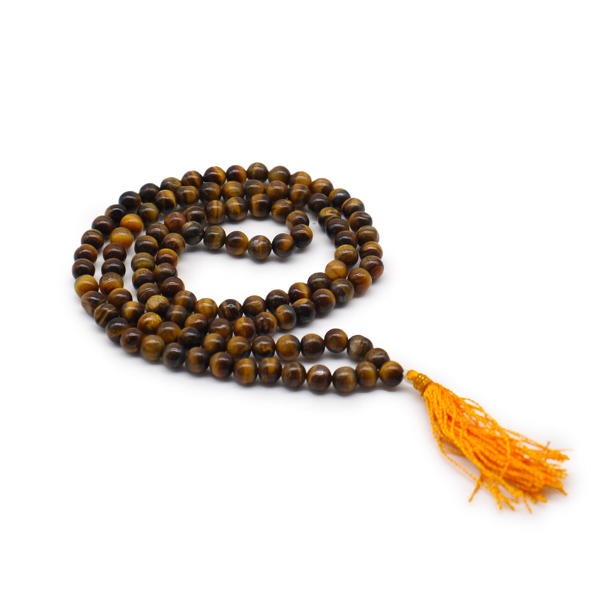 108 Bead Mala - Tiger Eye - view 2