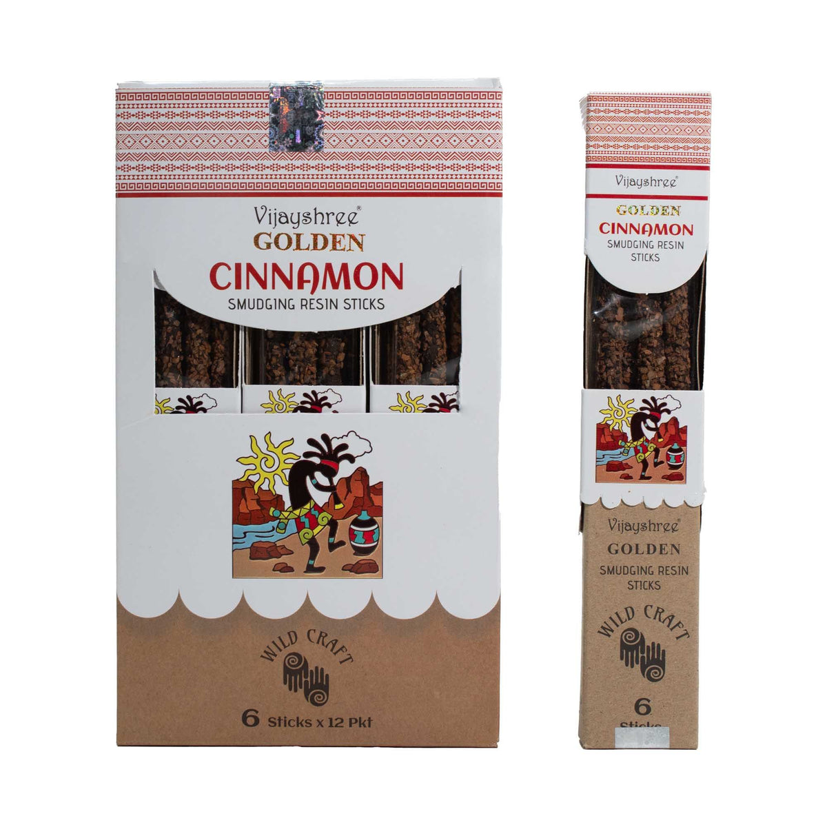 Golden Cinnamon Smudging Resin Sticks - 30g - view 8