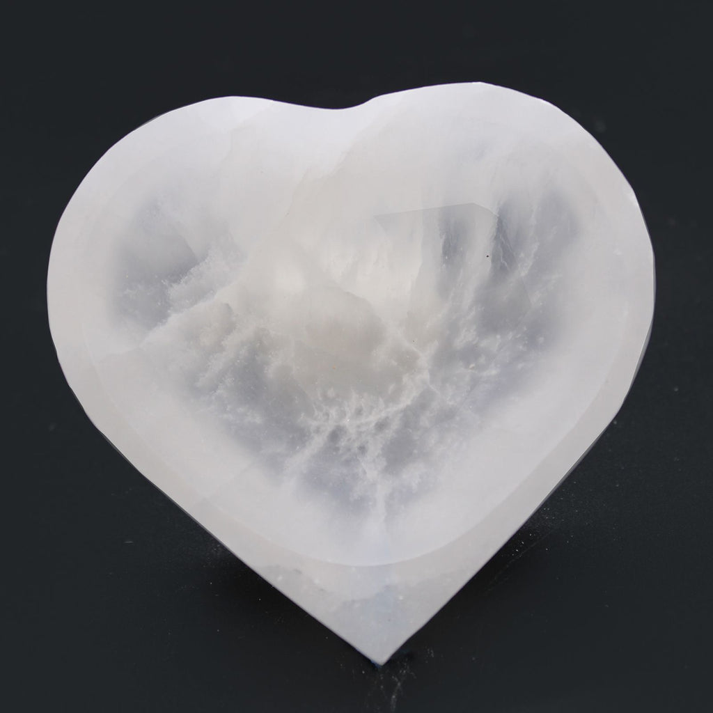 Selenite Heart Bowl - view 5