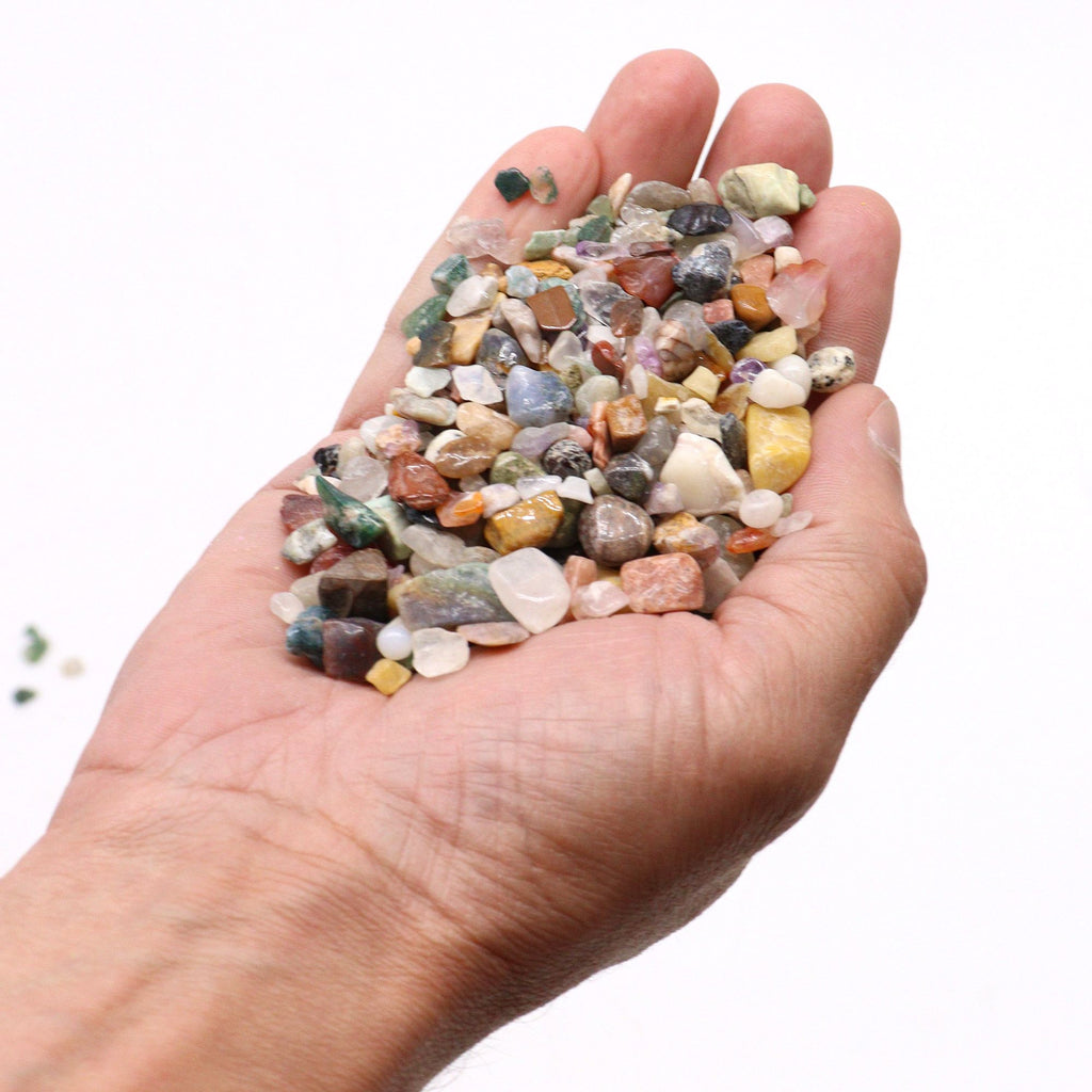 Mixed Natural Gemstone Chips - 5KG - view 2
